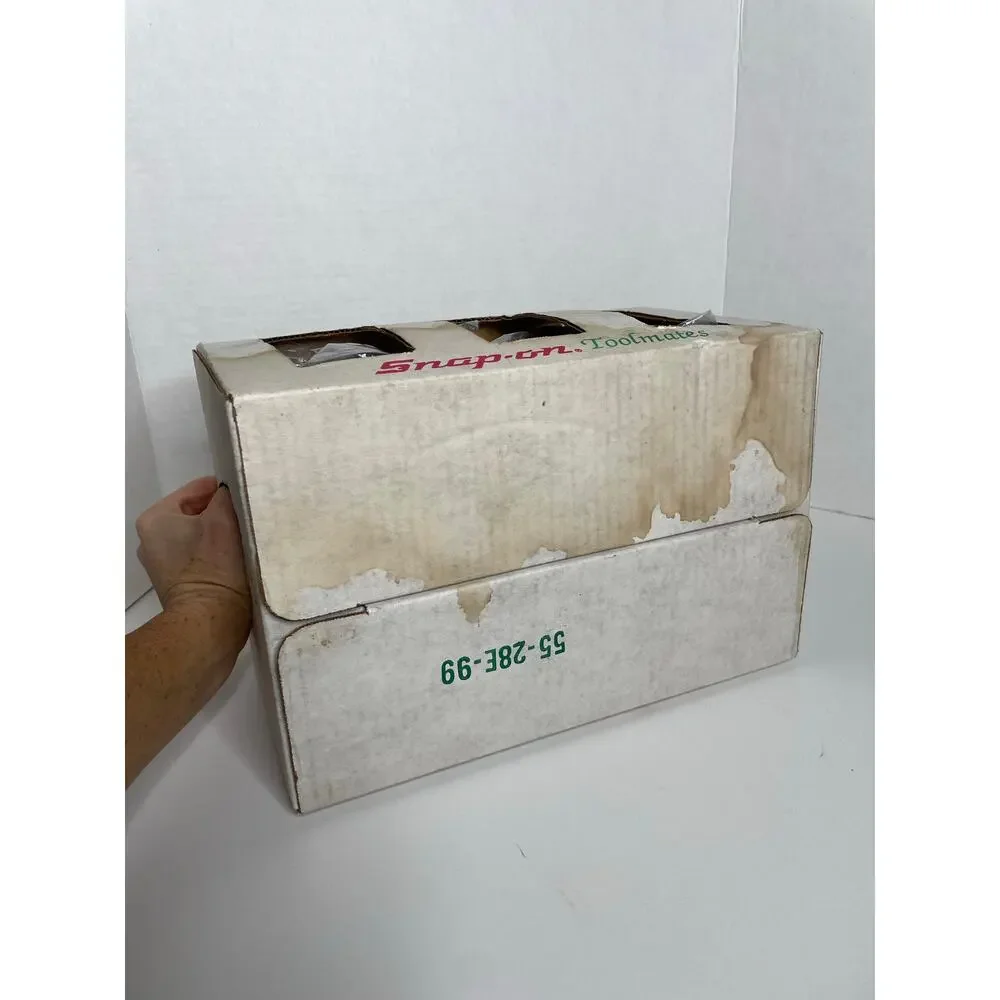 Vintage Snap-on Toolmates 1987 Travel Coffee Mugs Set of 6 New in Bag with Box